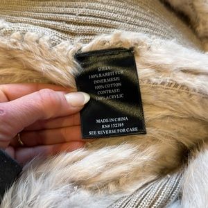 Blush pink fur vest by love token